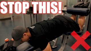 How to PROPERLY Hamstring Curl for Muscle Gain &am