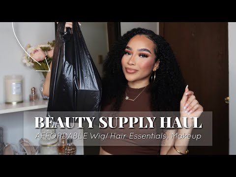 BEAUTY SUPPLY STORE HAUL 2022 | AFFORDABLE Wig Essentials, Hair, Makeup