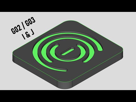 Circular interpolation with G02/G03 and I & J - PALmill | G-code | Milling