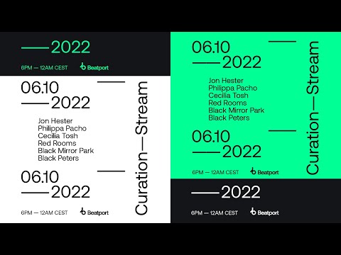 Beatport Curation Stream w/ Jon Hester, Philippa Pacho, Cecilia Tosh, Red Rooms & more