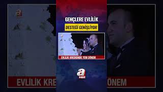 Evlenmek İsteyen Genç Çiftlere 250 Bin TL'ye Kadar Destek #shorts #hab