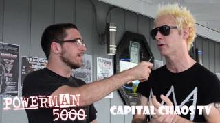 Powerman 5000 Interview part 1 @ The Boardwalk on Capital Chaos TV