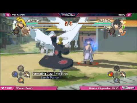 YBO 2012 Naruto - Red G vs Vex Kasrani - Winners Semis