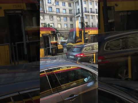 Paraliż WARSZAWA tramwaje stoją