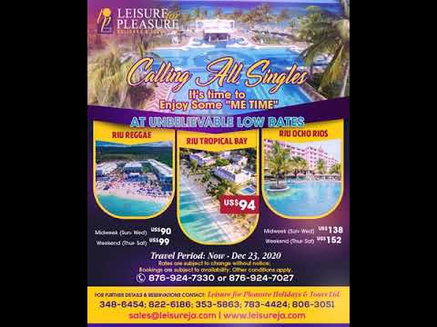 RIU Reggae, Tropical Bay and Ocho Rios - Calling all Singles its time to enjoy some 'ME TIME'