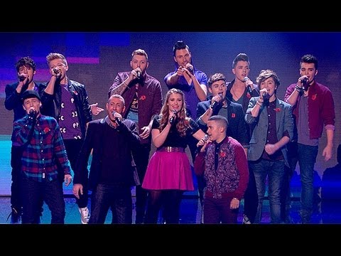 The Finalists sing U2's Beautiful Day - Live Week 6 - The X Factor UK 2012