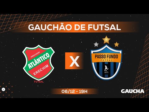JOGO COMPLETO COM IMAGENS: ATLÂNTICO 1x1 PASSO FUNDO | FINAL | GAUCHÃO DE FUTSAL | 06/12/25