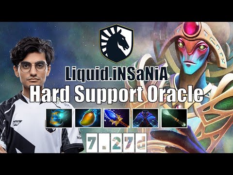 Oracle | Liquid.iNSaNiA | Hard Support Oracle | 7.27d Gameplay Highlights