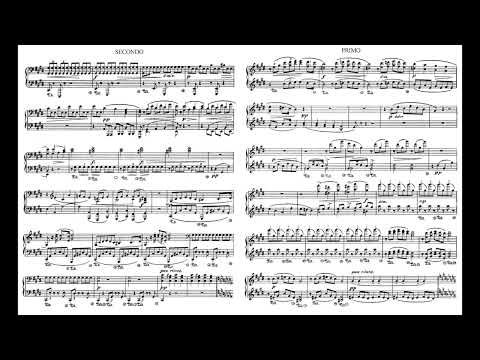 Dvorak Legends Op.59 Piano 4-hands No.6 59-6 Allegro con moto 德弗札克 傳奇 ドヴォルザーク Score Sheet 譜 谱 【Kero】