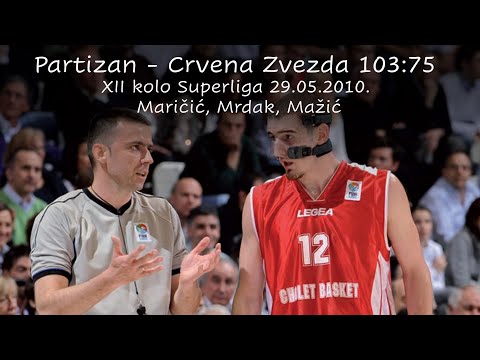 Partizan - Crvena Zvezda 103-75, XII kolo Superliga 29.05.2010.