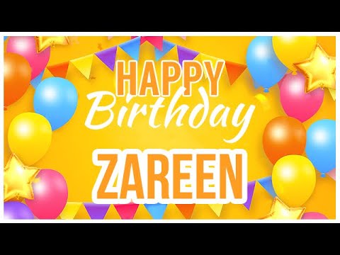 🎂 Happy Birthday Zareen! 🎉 It's Your Special Day 🥳