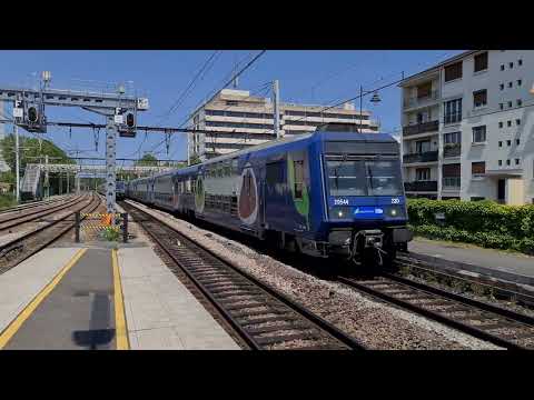 [RER D] Croisement de Z 20500 IDFM/Transilien en gare de Maisons-Alfort - Alfortville