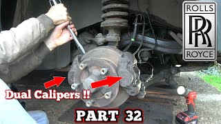 DIY Rebuilding the DUAL CALIPERS on a ROLLS ROYCE SILVER SPIRIT - PART 32 Restoration of RR