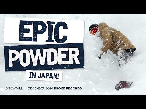 Epic Powder in Japan - Snowfall in December 2024 Broke Records!