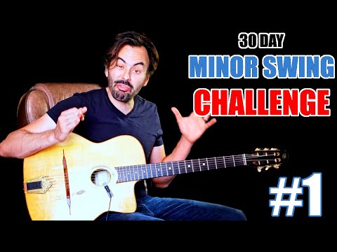 How to play the chords on Minor Swing (comping / rhythm guitar)