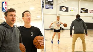Ex NBA Players Put Me Through NBA Workout for All Star Celebrity Game!