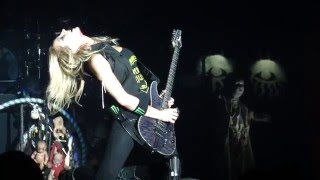 8 1 Nita Strauss guitar solo  ALICE COOPER LIVE 5-17-2016 Warren Ohio PACKARD MUSIC HALL