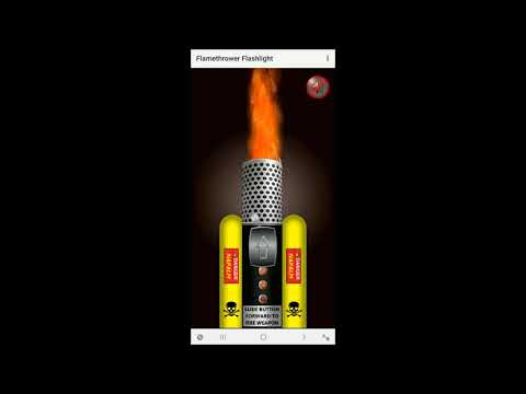 Flamethrower Flashlight Video