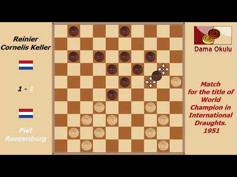 10. Piet Roozenburg - Reinier Cornelis Keller. WK-match 1951.