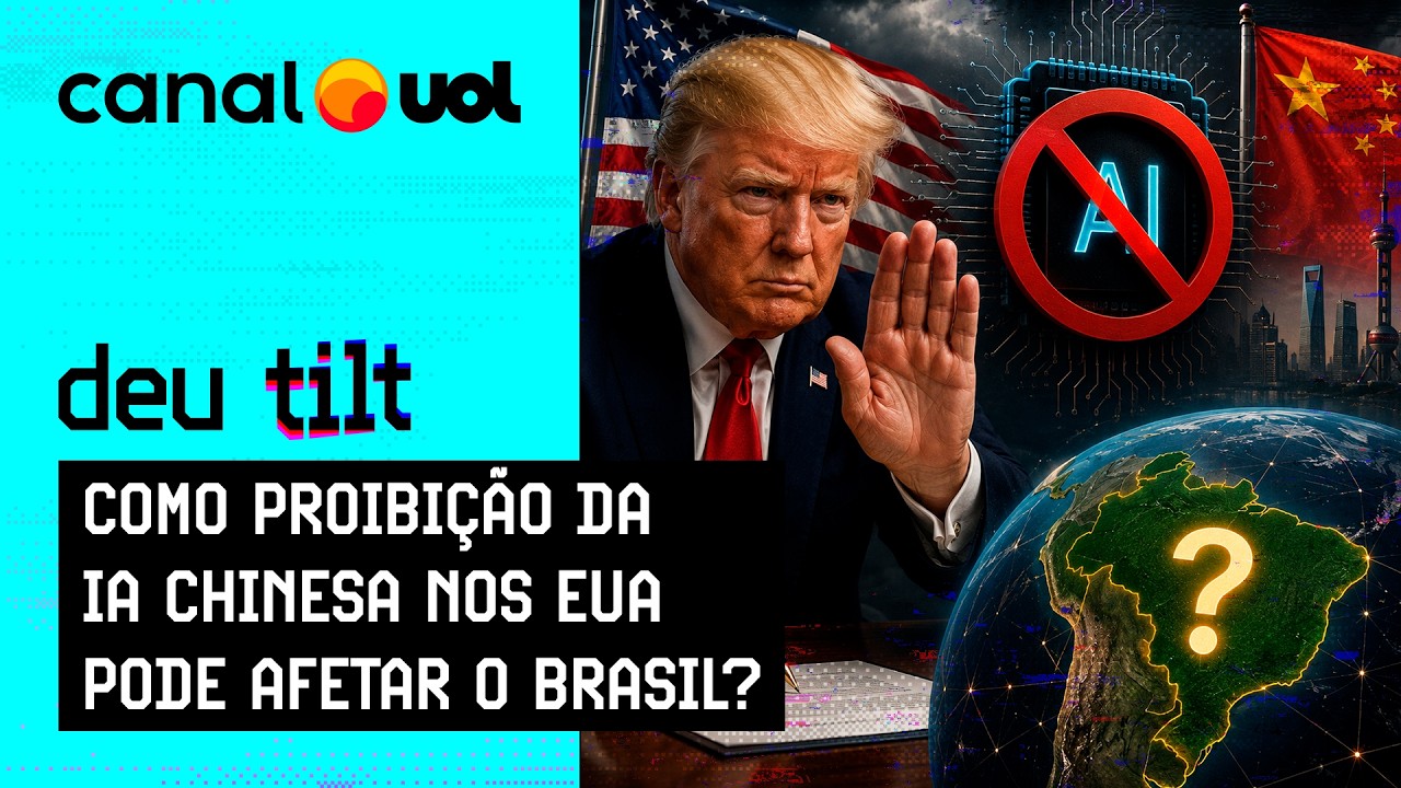 IA da China proibida nos EUA: como veto de Trump afeta uso de Kimi, GLM e DeepSeek no Brasil