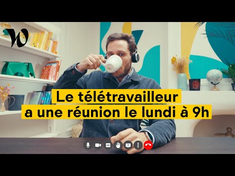 He tries to survive the Monday morning 9am meeting