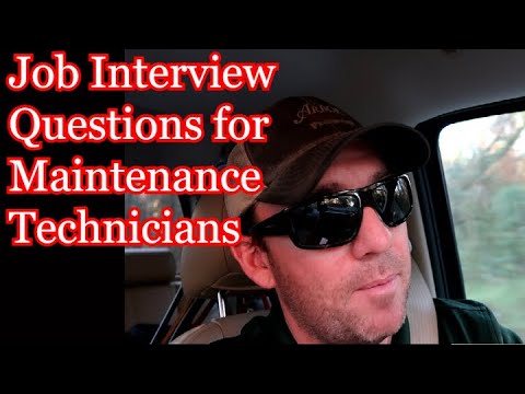 How to Interview a Maintenance Technician