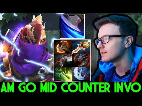 MIRACLE [Anti Mage] Pro Bring AM go Mid Hard Counter Invoker 7.24 Dota 2