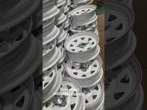 #steel wheels#rim #auto wheel #car wheel #white 8 spoke #4x4 #off road wheel #modified wheel