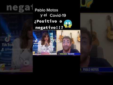 Pablo Motos y el covid-19 😱