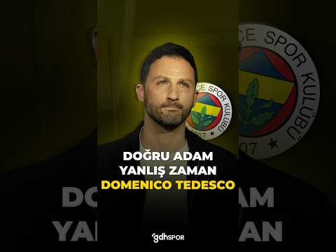 🍂 Doğru adam, yanlış zaman: Domenico Tedesco