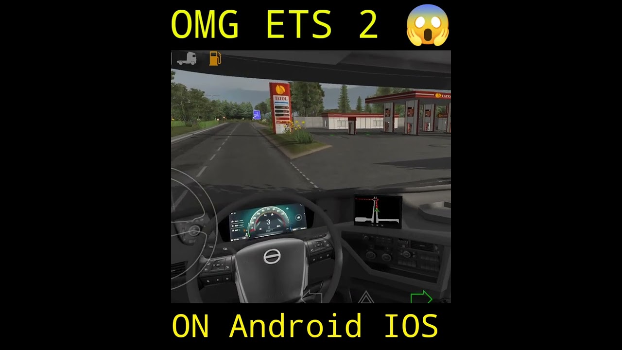 ETS 2 ON Android & IOS | ets2 mobile | #short  | New Truck game | android games 2022