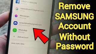 Remove Samsung Account Without Password | How to Remove Samsung Account Without Email Verification