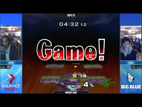 NGPU 26 SSBM - DBJ | Joyboy (Blue Fox) vs. Crush (Default Fox) - Melee WSF