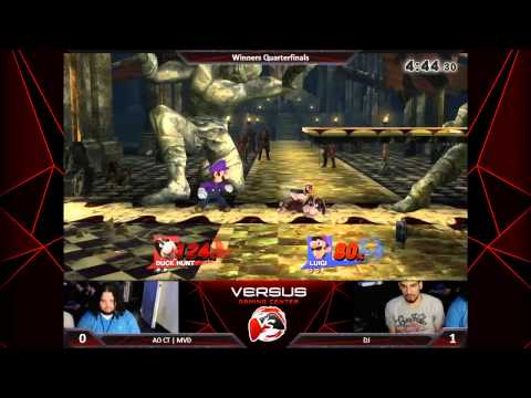 Versus Weekly 4/16/15 - Winners Qtrs - MVD (DiddyKong/DuckHunt) vs. DJ Jack (Luigi) - Smash 4