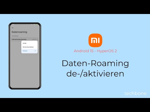 Daten-Roaming aktivieren oder deaktivieren - Xiaomi [Android 15 - HyperOS 2]