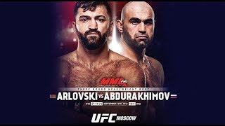 UFC Moscow: Андрей Орловский против Шамиля Абдурахимова