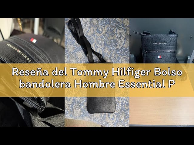 Vídeo relacionado con Tommy Hilfiger Bolso bandolera Hombre TH City Mini Reporter pequeño, Negro (Black), Talla Única