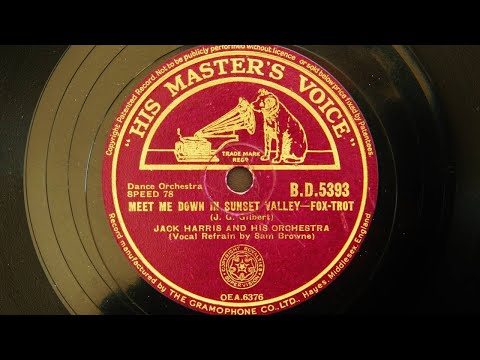Jack Harris and His Orchestra - Meet Me Down in Sunset Valley (1938)