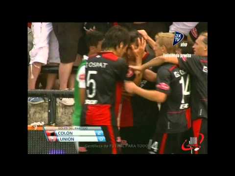 RESUMEN PARTIDO - COLON 2 UNION 0 - FECHA 16 (18 11 2012)