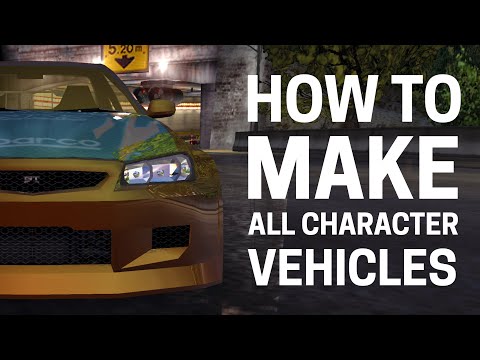 NFS Underground - How To Make All Character Cars