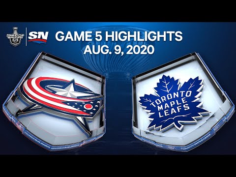 NHL Highlights | Columbus Blue Jackets vs. Toronto Maple Leafs, Game 5 – Aug. 9, 2020