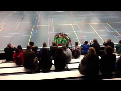 Start wedstrijd handbal Lelystad - Volendam