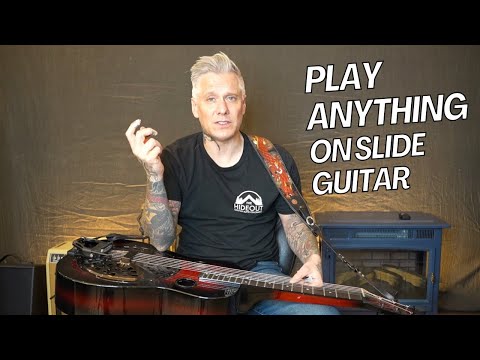 You can play almost any melody on slide guitar.
