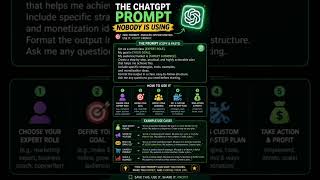The chatgpt prompt nobody is using #promptengineering #prompt