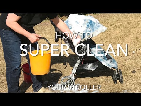 How to SUPER CLEAN Your Stroller