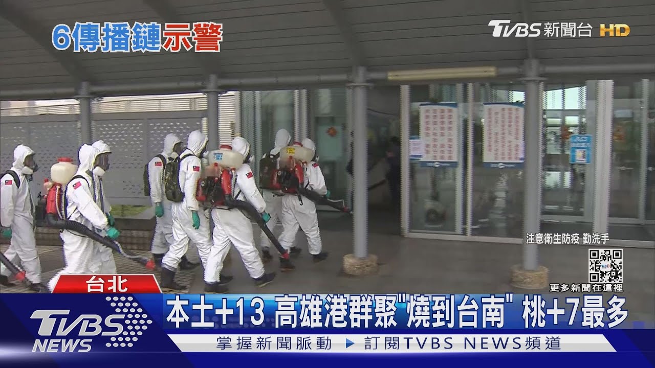 本土+13高雄港群聚「燒到台南」 桃+7最多