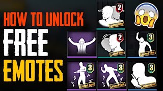 #youtube  HOW TO UNLOCK ALL EMOTES IN PUBG MOBILE NEW TRICK ! YOU MISS IT SECRET TRICKSchUladed by: