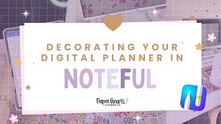 Decorating Your Digital Planner in Noteful