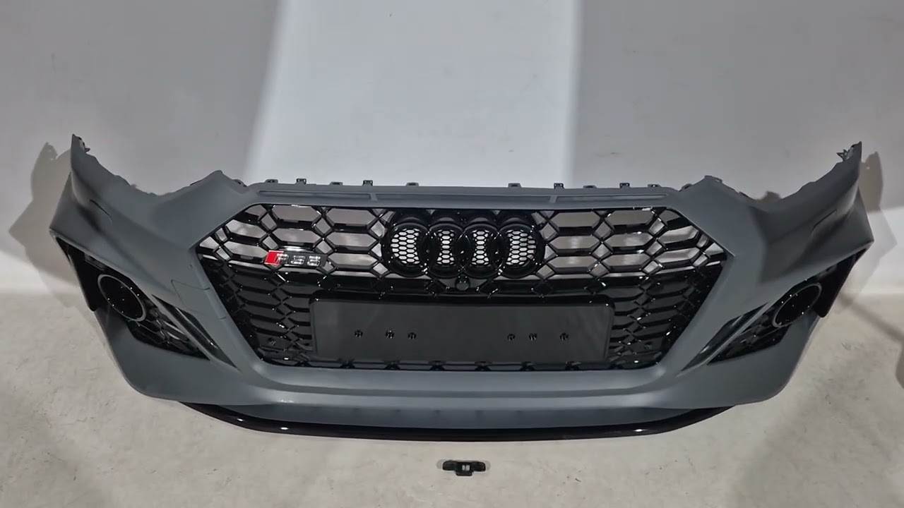Audi A5 2016-2025 гг. Передний бампер RS-Style (2020-2025) Video 1