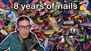 I kept these nail peelies for 8 YEARS in my 💅Peely Bag💅 + Reacting to my old videos